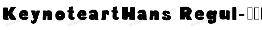 KeynoteartHans Regul字体转换